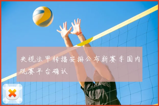 央视法甲转播安排公布新赛季国内观赛平台确认